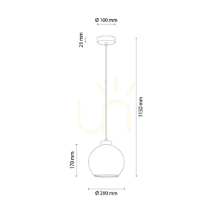 Fiorda Pendant Light, Oiled Oak, 1xE27, Ø20 cm 2 Fiorda Pendant Light, Oiled Oak, 1xE27, Ø20 cm small 2