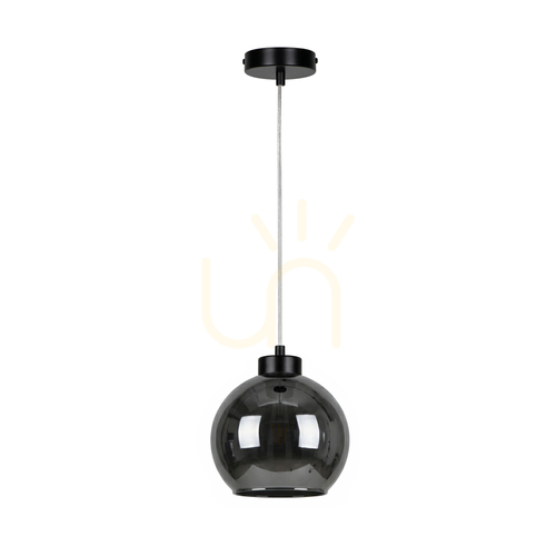 Check Cameo Black Pendant Light, 1xE27, Ø20 cm