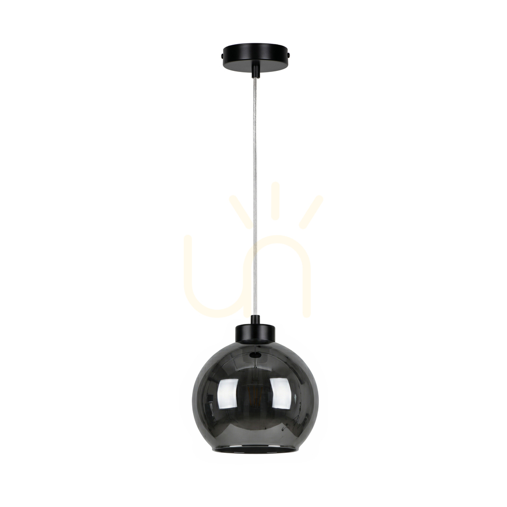 Check Cameo Black Pendant Light, 1xE27, Ø20 cm Cameo Black Pendant Light, 1xE27, Ø20 cm