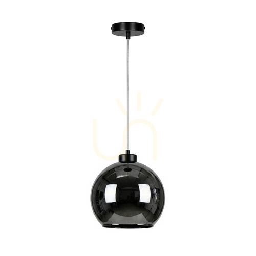 Check Cameo Black Pendant Light, 1xE27, Ø25 cm