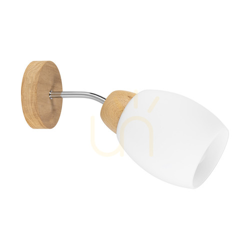Check Skaja Wall Sconce, Oiled Oak, 1xE27, 30 cm