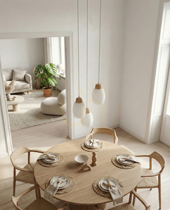 Skaja Pendant Light, Oiled Oak, 3xE27, Ø33 cm small 1