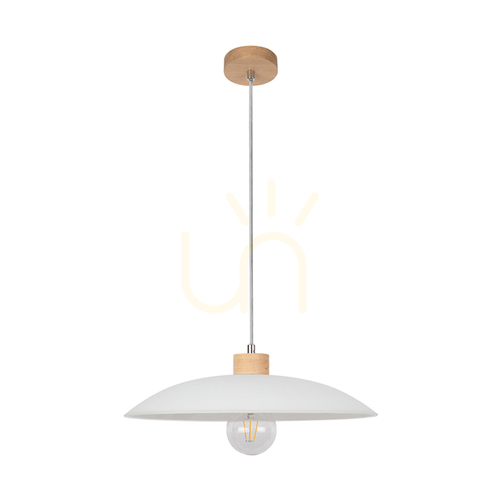 Check Vox Pendant Light, Oiled Oak, 1xE27, Ø35 cm