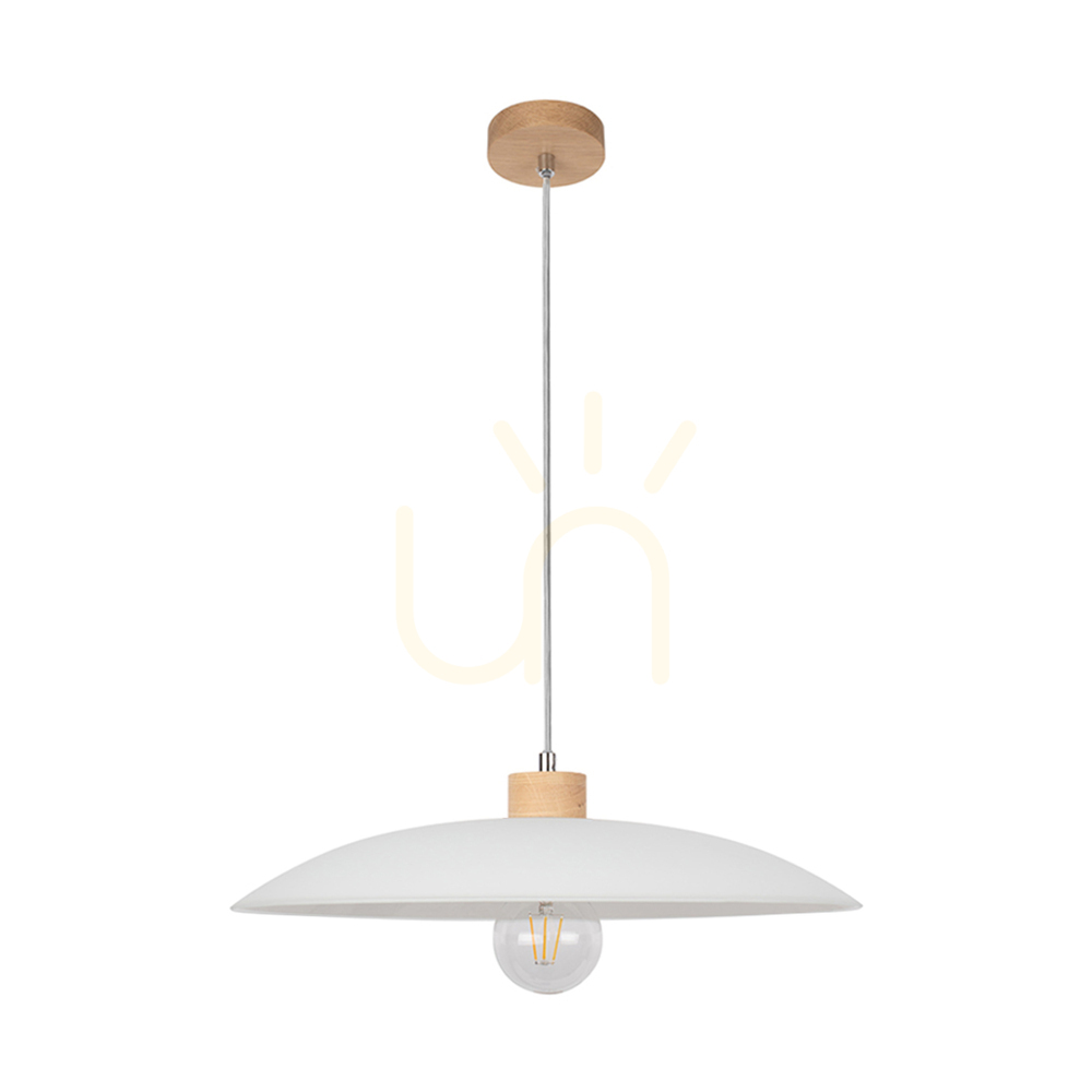 Check Vox Pendant Light, Oiled Oak, 1xE27, Ø40 cm Vox Pendant Light, Oiled Oak, 1xE27, Ø40 cm
