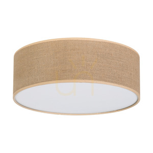 Canva Ceiling Light, White, Beige Shade, 3xE27, Ø38 cm 0 Canva Ceiling Light, White, Beige Shade, 3xE27, Ø38 cm small 0