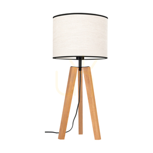 Solea Table Lamp, Brown/Black, Beige-Black Lampshade, 1xE27, Ø30 cm 0 Solea Table Lamp, Brown/Black, Beige-Black Lampshade, 1xE27, Ø30 cm small 0