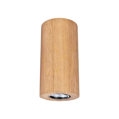 Check Pevex Wall Sconce, Oiled Oak, 2xGU10, Ø10 cm