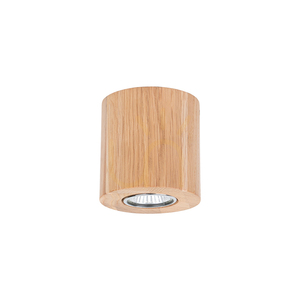 Pevex Ceiling Light, Oiled Oak, 1xGU10, Ø10 cm 0 Pevex Ceiling Light, Oiled Oak, 1xGU10, Ø10 cm small 0