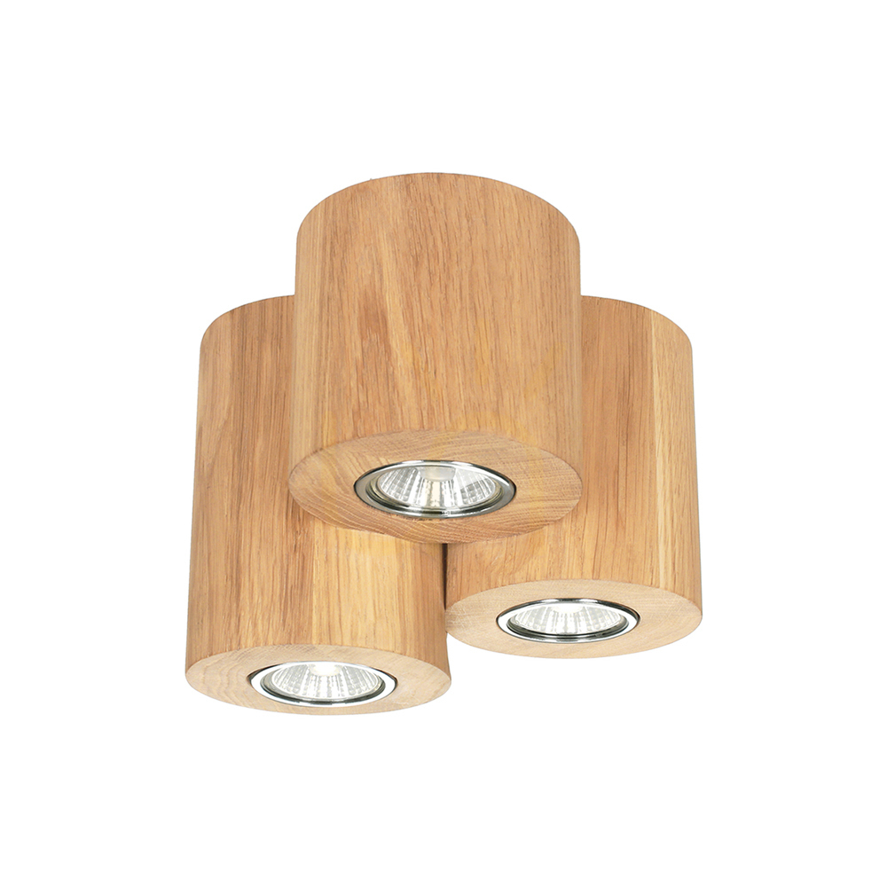 Check Pevex Ceiling Light, Oiled Oak, 3xGU10, Ø18 cm Pevex Ceiling Light, Oiled Oak, 3xGU10, Ø18 cm