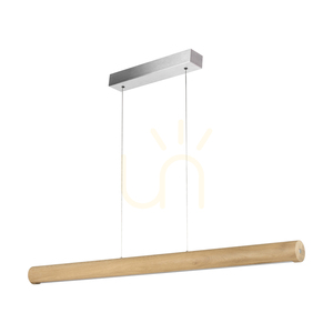 Conor Pendant Light, Oiled Oak/Matte Nickel, 1xLED 34.5 W, Up&amp;Down, 120 cm small 0