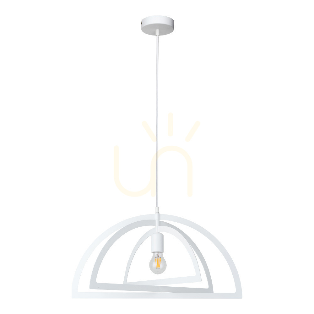Justyna Pendant Light, 1xE27, 60W, White, Ø57 cm