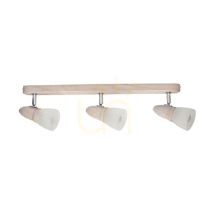 Julietta Ceiling Light, 3xE14, 40W, Bleached Oak small 0