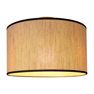 Negrette Ceiling Light, 1xE27, Max. 60W, Oiled Oak/Beige-Black, Ø35 cm small 1