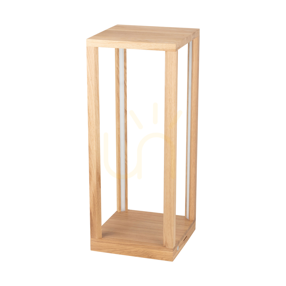 Tavoli 1xLED Table, 33W, Oiled Oak/Black/Touch Dimmer, 25 cm