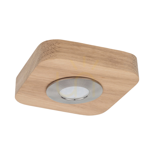 Check Sunniva Incl Ceiling Light. 1x 5W LED, Oiled Oak/Satin, 14 cm