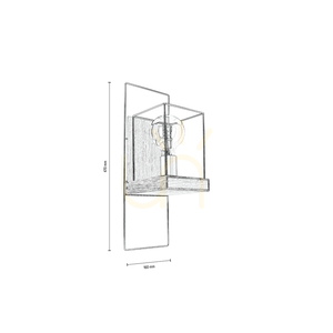 Moroni Wall Sconce 1xE27 Max. 25W Oiled Oak/Black 16 cm small 1