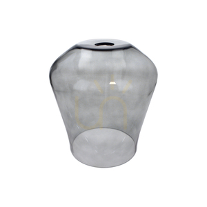 Juba Pendant Light, 1xE27, Max. 60W, Black/Black/Smoked Glass, Ø19 cm small 1