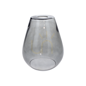 Kigali Pendant Light 3xE27 Max. 60W Black/Black/Oiled Oak/Smoked Glass 19 cm small 1