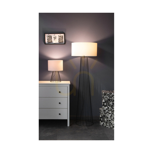 Swan Floor Lamp 1xE27 Max. 60W Black/Black PVC/White Ø50 cm small 4