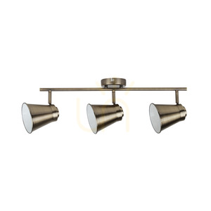 Amanda Ceiling Light, 3xE27, Max. 60W, Metal Patina, 64.5 cm small 0