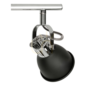 Anita Ceiling Light, 3xGU10, Max. 50W, Black/Chrome Metal, 56.5 cm small 2