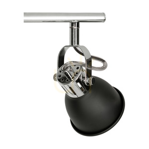 Anita Ceiling Light, 4xGU10, Max. 50W, Black/Chrome Metal, 78 cm small 2