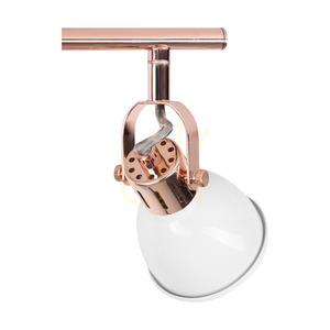 Anita Ceiling Light, 3xGU10, Max. 50W, Copper/White Metal, 56.5 cm small 2