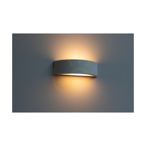 Block Wall Sconce 1xE27 Max. 40W Concrete Gray/Frosted Glass 35.5 cm small 2