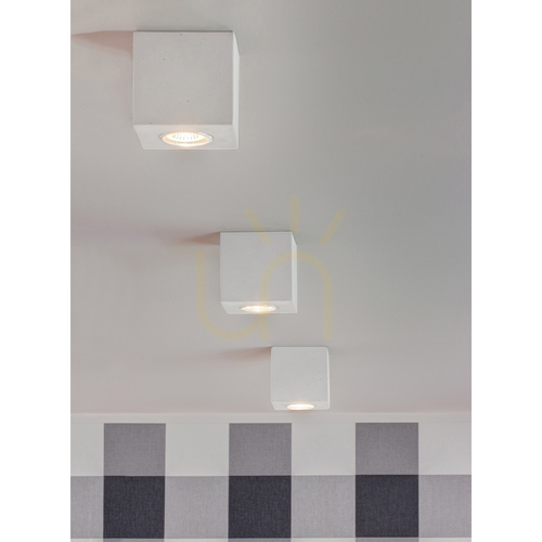 Check Spot Light Concretedream 2076137 Ceiling Light – White Concrete, 10 cm, GU10