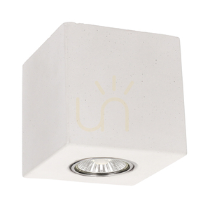 Spot Light Concretedream 2076137 Ceiling Light – White Concrete, 10 cm, GU10 small 0