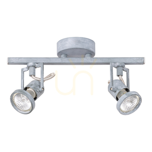 Concreto Ceiling Light, 2xGU10, Max. 50W, Concrete and Metal, 28.5 cm small 0