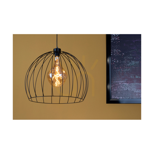 Check Britop Coop 1882904 pendant light, black, 1×E27, Ø49 cm