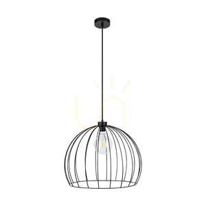 Britop Coop 1882904 pendant light, black, 1×E27, Ø49 cm small 0