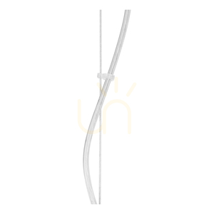 Crister Pendant Light, 1xE27, Max. 60W, Chrome Metal/Clear Glass Shade, Ø18 cm small 2