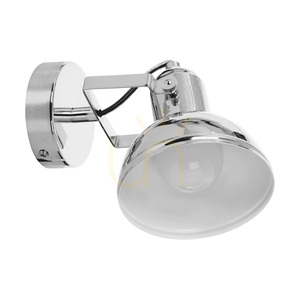 Edit Wall Sconce, 1xE27, Max. 60W, Chrome Metal, 14.5 cm small 0
