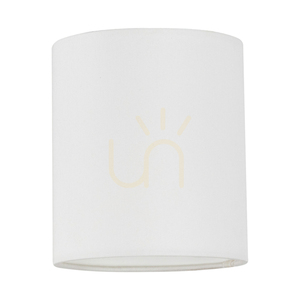 Gentle Wall Sconce 1xE27 Max. 25W Concrete Gray/Black Metal/White Lampshade 13.5 cm small 1