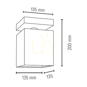 Inger Ceiling Light, 1xE27, Max. 25W, Beech and Walnut Wood, White, 13.5 cm Lampshade small 2