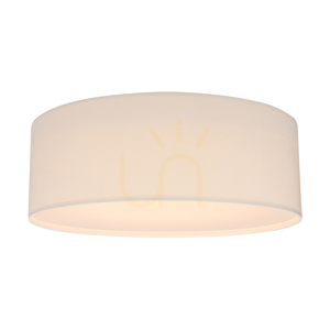 Josefina Ceiling Light, 1xLED, Integrated 18W, 2700K, White Metal/White Lampshade, Ø38 cm small 1