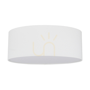 Josefina Ceiling Light, 1xLED, Integrated 18W, 2700K, White Metal/White Lampshade, Ø38 cm small 0