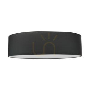 Josefina Ceiling Light, 4xE27, Max. 25W, White Metal/Anthracite Shade, Ø48 cm small 0