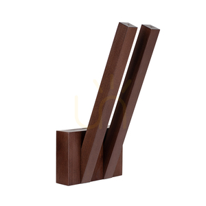 Linus "In" Wall Sconce, 2xLED, 3000K, 6W, Beech and Walnut Wood, 16 cm small 0