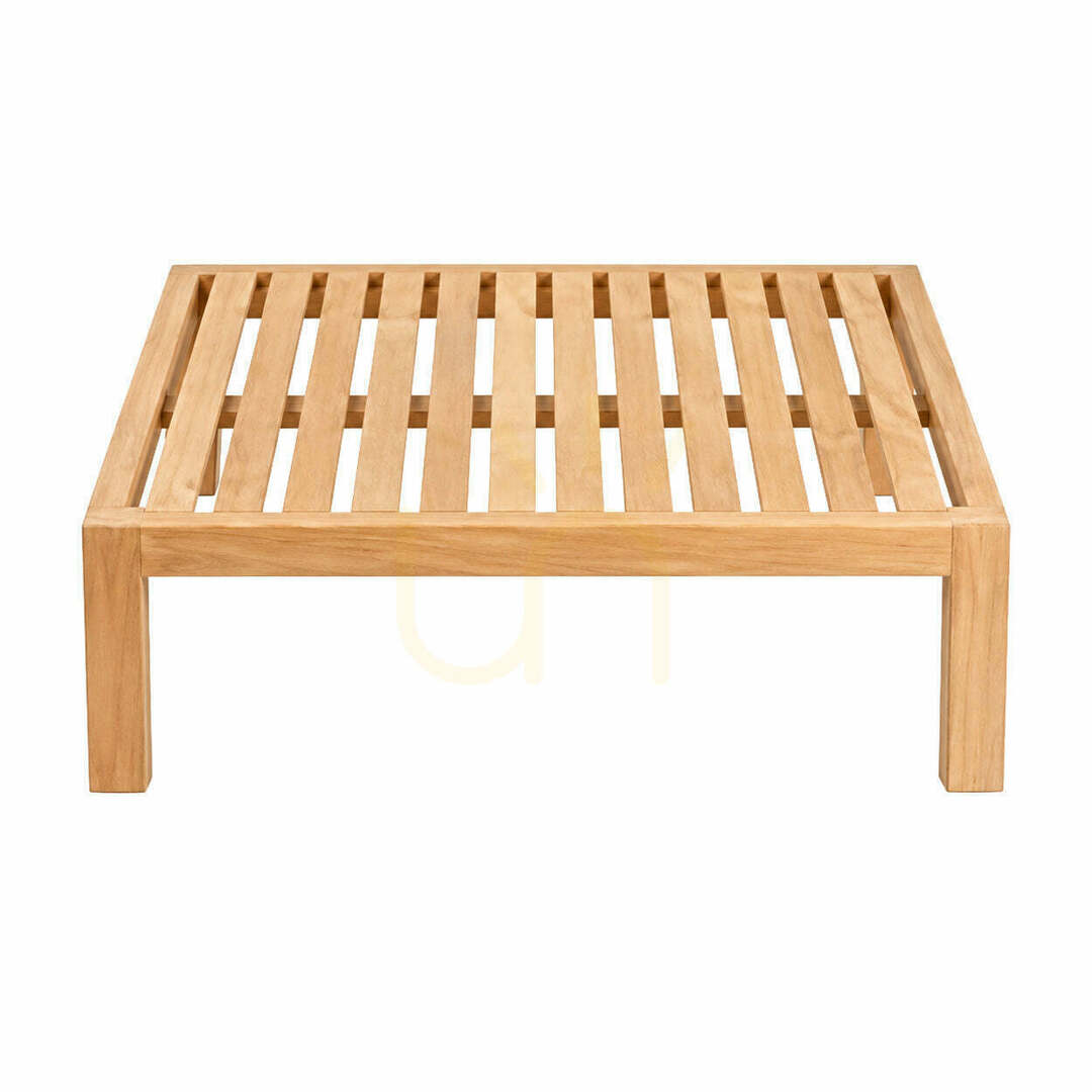 Coffee Table BAZAR BIZAR Moyo Wood Natural 80x80x25 cm