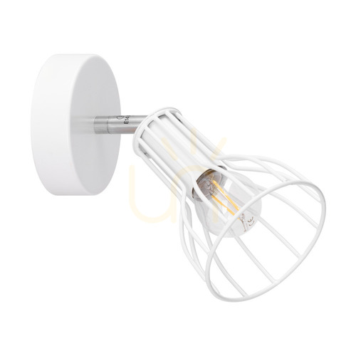 Check Megan Wall Sconce 1xE14 Max. 40W White Metal 18 cm