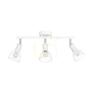 Megan Ceiling Light, 3xE14, Max. 40W, White Metal, 47.5 cm small 0