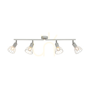 Megan Ceiling Light, 4xE14, Max. 40W, White Metal, 75 cm small 1