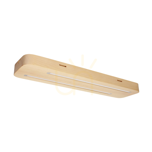 Check Neele Ceiling Light, 2xLED, 3000K, 12W, Birch, 55 cm