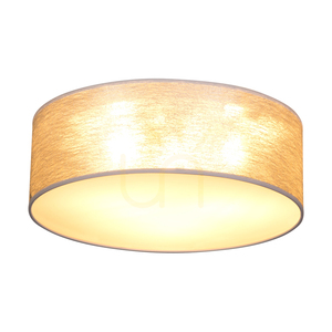 Nevoa Ceiling Light, 3xE27, Max. 25W, White Metal/Silver, Lampshade Ø38 cm small 1