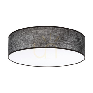 Nevoa Ceiling Light, 4xE27, Max. 25W, White Metal/Black Shade, Ø48 cm small 0