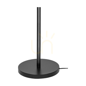Nevoa Floor Lamp 1xE27 Max. 40W Black Metal/Black PVC Cable/Black-Gold-Silver Lampshade Ø55 cm small 2