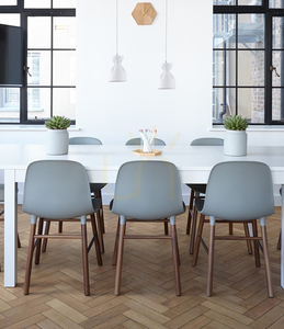 Noelle Pendant Light, 7xE14, Max. 40W, Chrome Metal/White Ceramic Shades, Ø38 cm small 4